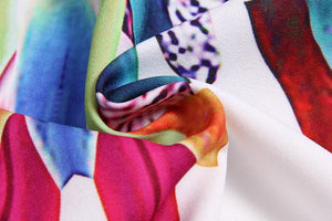 Hot Colorful Feather Dress