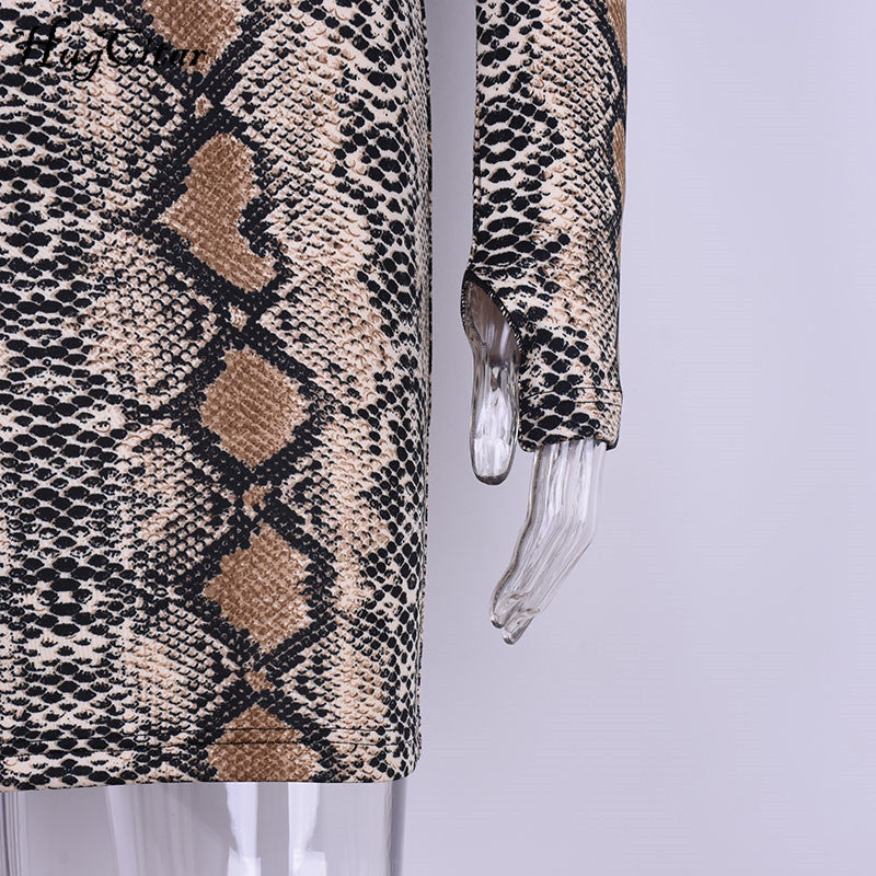 Hot Snake Skin Dress