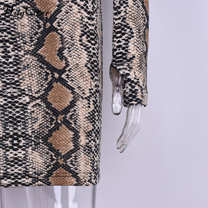 Hot Snake Skin Dress