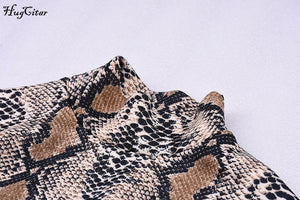 Hot Snake Skin Dress
