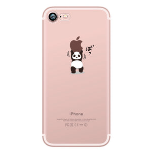 Cute Animals Soft Silicon Case Cover for IPhone 7 6 6S 8 Plus 5S SE X
