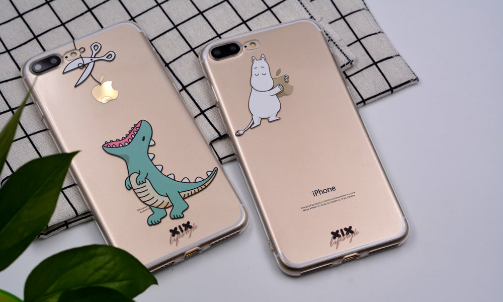 Cute Dinosaur Soft Cover iPhone