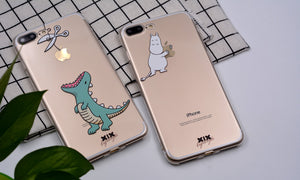 Cute Dinosaur Soft Cover iPhone