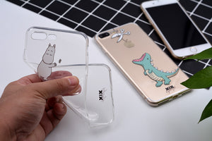 Cute Dinosaur Soft Cover iPhone
