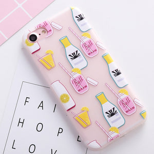 Colorful Cute case for iPhone 8 7 5 5S SE 6 6S