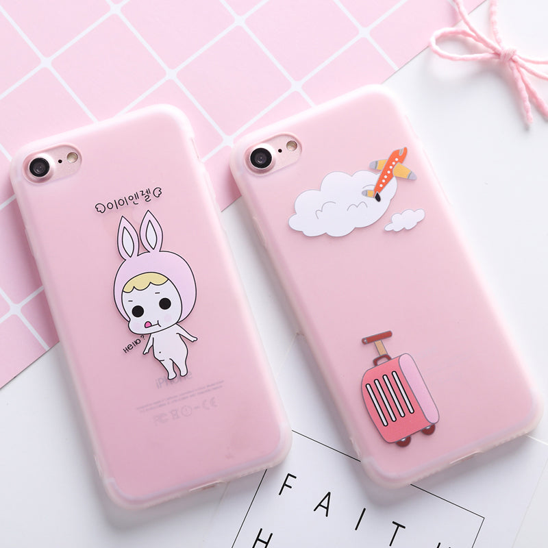 Colorful Cute case for iPhone 8 7 5 5S SE 6 6S