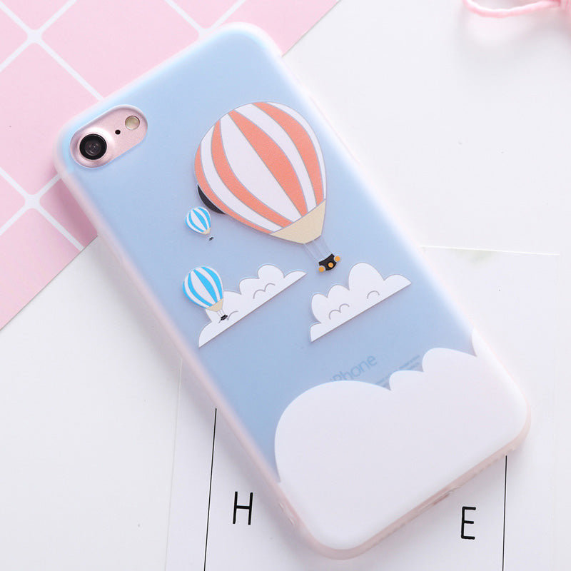 Colorful Cute case for iPhone 8 7 5 5S SE 6 6S