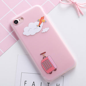 Colorful Cute case for iPhone 8 7 5 5S SE 6 6S