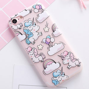 Colorful Cute case for iPhone 8 7 5 5S SE 6 6S