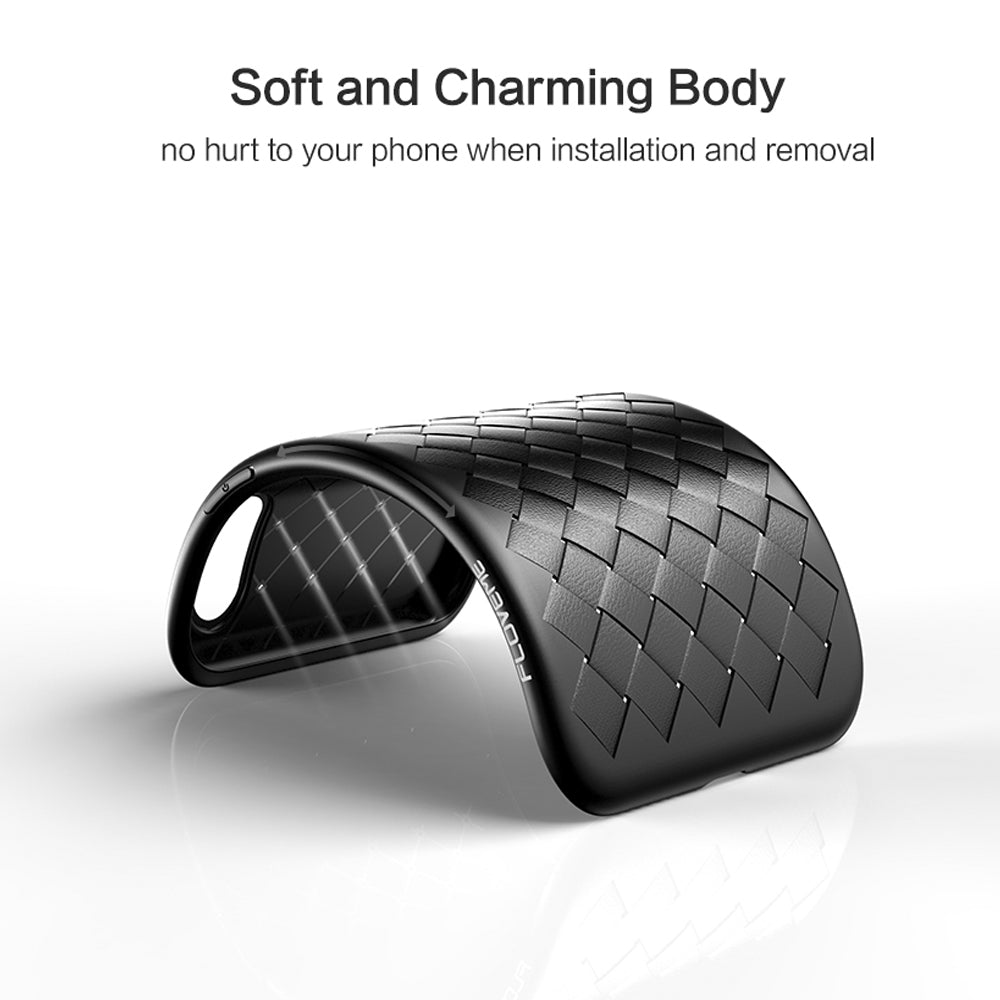 Luxury Grid Weaving Cases For iPhone 6 6s 7 8 Plus X Cover