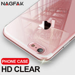 Ultra Thin Transparent Case For iPhone 8 7 Plus 6 6S Plus Cases