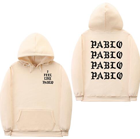 I Feel Like Paul Pablo Kanye West sweat homme hoodies men Sweatshirt Hoodies Hip Hop Streetwear Hoody pablo hoodie