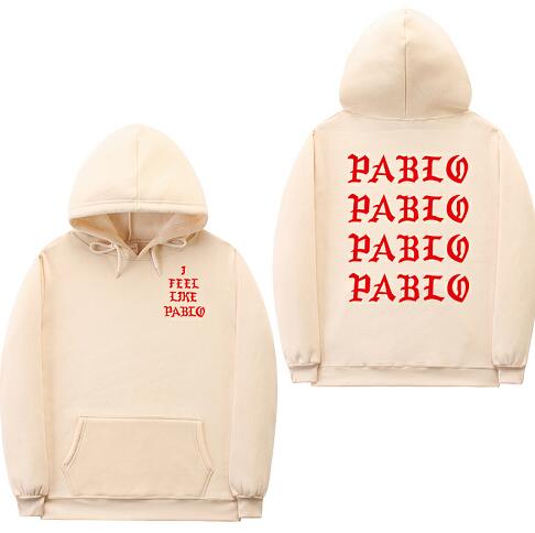 I Feel Like Paul Pablo Kanye West sweat homme hoodies men Sweatshirt Hoodies Hip Hop Streetwear Hoody pablo hoodie