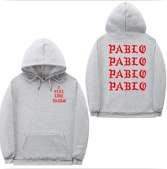 I Feel Like Paul Pablo Kanye West sweat homme hoodies men Sweatshirt Hoodies Hip Hop Streetwear Hoody pablo hoodie