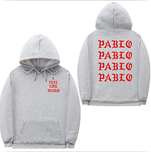 I Feel Like Paul Pablo Kanye West sweat homme hoodies men Sweatshirt Hoodies Hip Hop Streetwear Hoody pablo hoodie