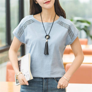 Hot Cotton Summer Blouse