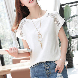 Hot Cotton Summer Blouse