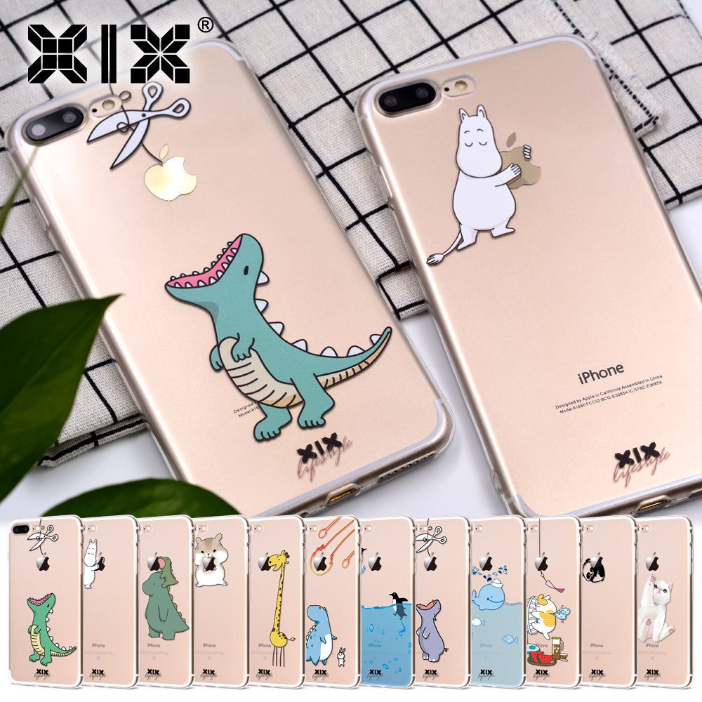 Cute Dinosaur Soft Cover iPhone