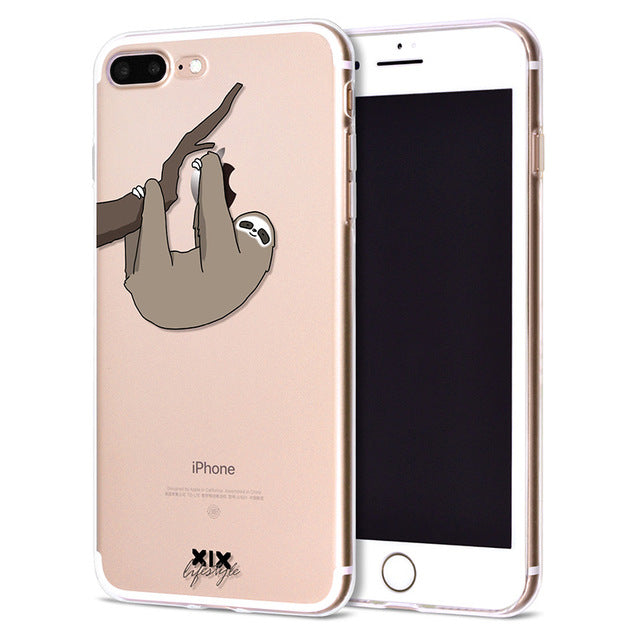 Cute Dinosaur Soft Cover iPhone