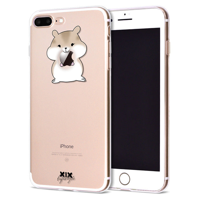 Cute Dinosaur Soft Cover iPhone