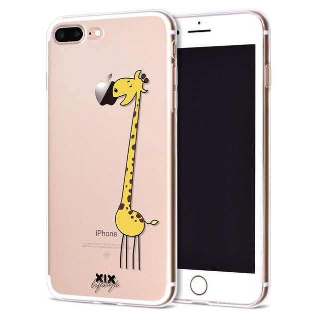 Cute Dinosaur Soft Cover iPhone
