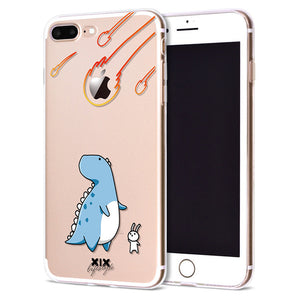 Cute Dinosaur Soft Cover iPhone