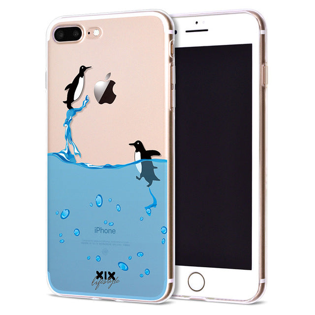 Cute Dinosaur Soft Cover iPhone
