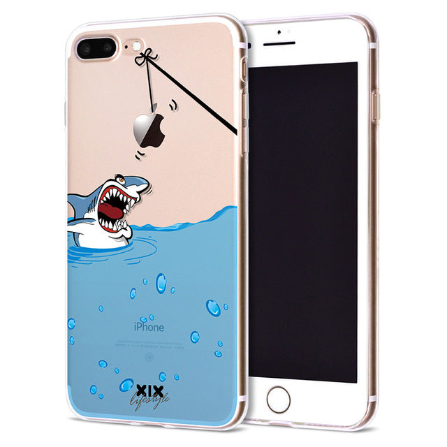 Cute Dinosaur Soft Cover iPhone