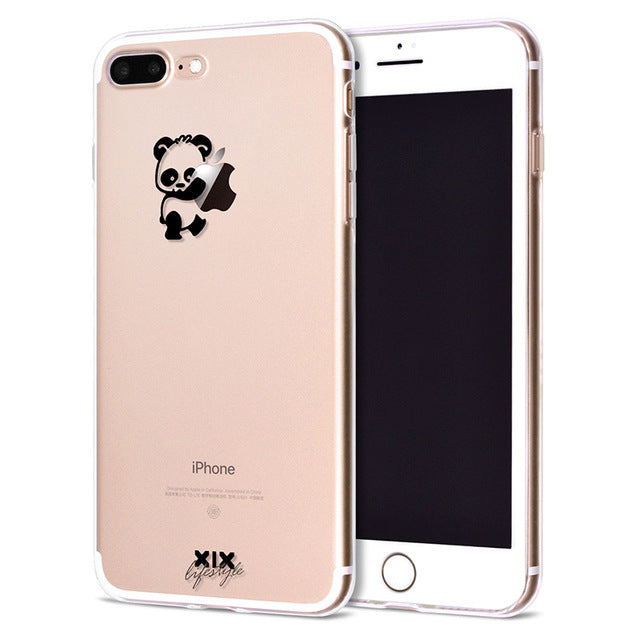 Cute Dinosaur Soft Cover iPhone