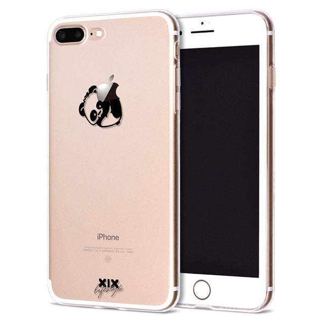 Cute Dinosaur Soft Cover iPhone