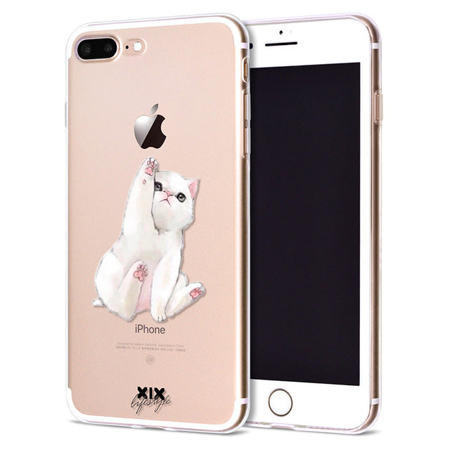 Cute Dinosaur Soft Cover iPhone