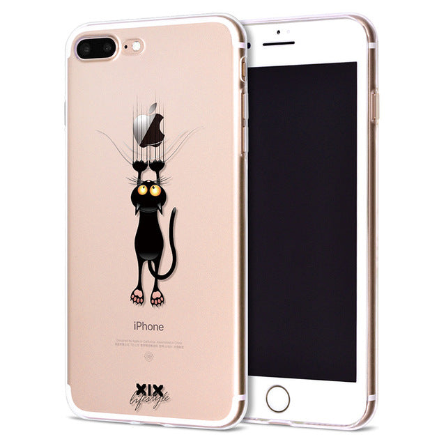 Cute Dinosaur Soft Cover iPhone