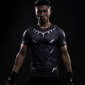 Skull Head/Superhero Fitness T Shirt