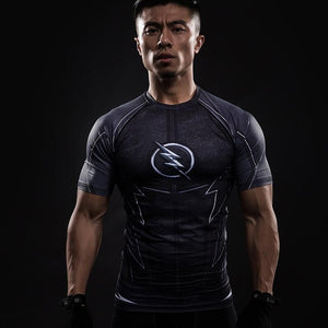 Skull Head/Superhero Fitness T Shirt