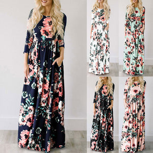 Summer Floral Maxi Dress