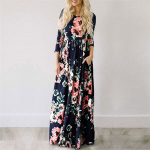 Summer Floral Maxi Dress
