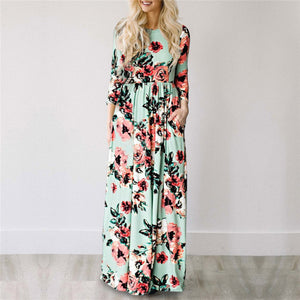 Summer Floral Maxi Dress