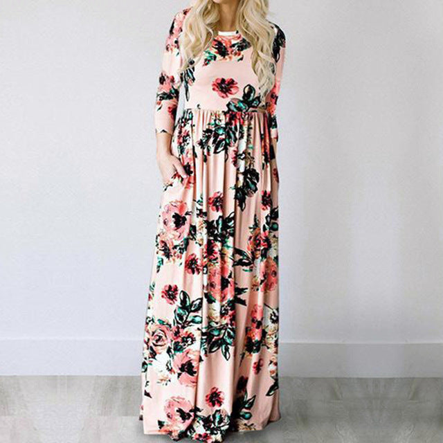 Summer Floral Maxi Dress