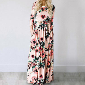 Summer Floral Maxi Dress