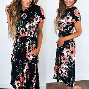 Summer Floral Maxi Dress