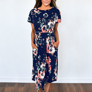 Summer Floral Maxi Dress