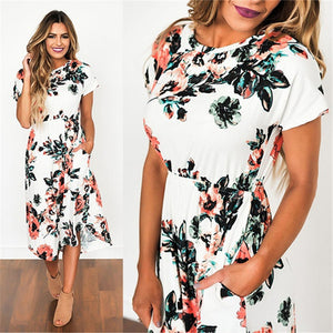 Summer Floral Maxi Dress
