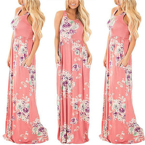 Summer Floral Maxi Dress