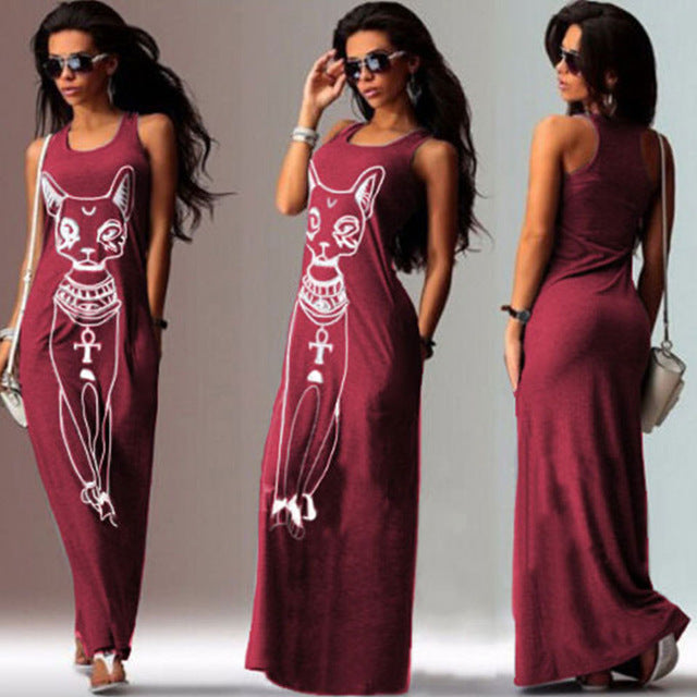 Summer Floral Maxi Dress