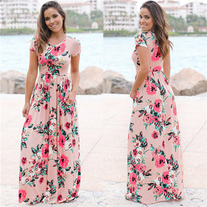 Summer Floral Maxi Dress