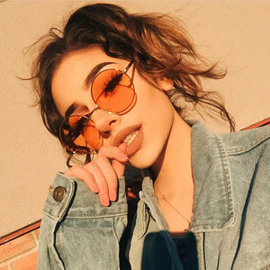 Womens Round Sunglasses