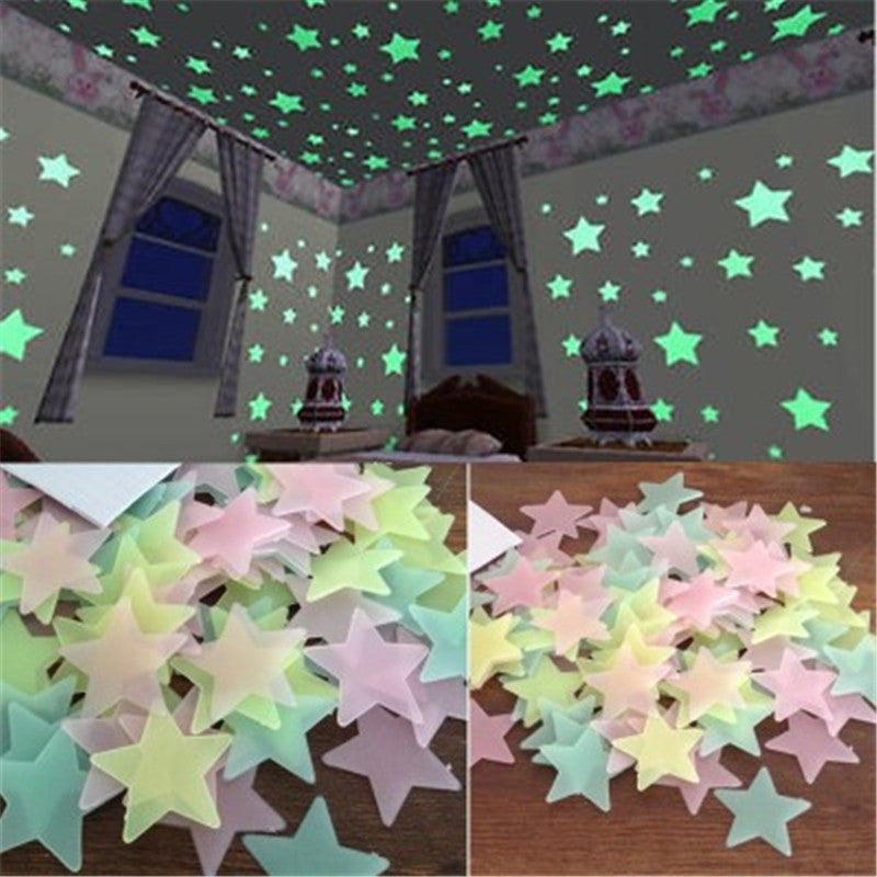 150pcs Glow In The Dark Wall Stickers