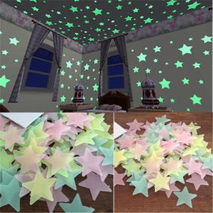 150pcs Glow In The Dark Wall Stickers