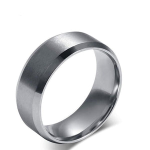Stainless Steel Ring Titanium, Silver, Black, and Gold