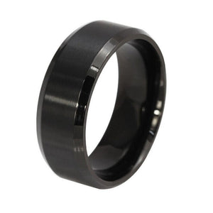 Stainless Steel Ring Titanium, Silver, Black, and Gold